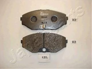 Тормозные колодки JAPANPARTS PA-120AF