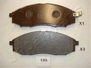 Тормозные колодки JAPANPARTS PA-130AF