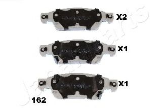 Тормозные колодки JAPANPARTS PA-162AF