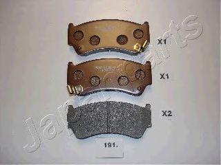 Тормозные колодки JAPANPARTS PA-191AF