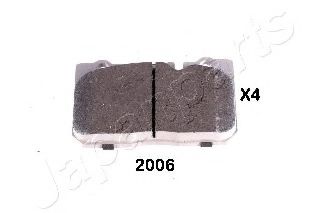 Тормозные колодки JAPANPARTS PA-2006AF