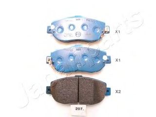 Тормозные колодки JAPANPARTS PA-207AF
