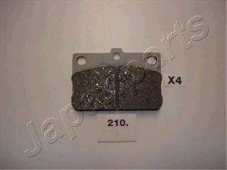 Тормозные колодки JAPANPARTS PA-210AF