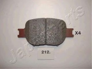 Тормозные колодки JAPANPARTS PA-212AF