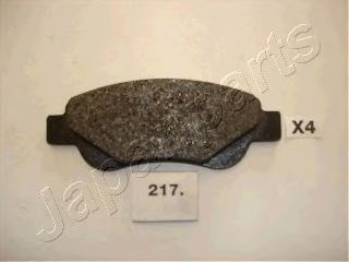 Тормозные колодки JAPANPARTS PA-217AF