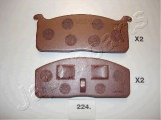 Тормозные колодки JAPANPARTS PA-224AF