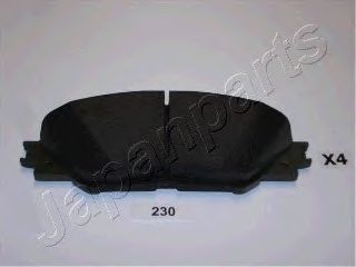 Тормозные колодки JAPANPARTS PA-230AF