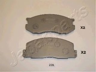 Тормозные колодки JAPANPARTS PA-239AF