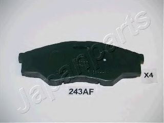 Тормозные колодки JAPANPARTS PA-243AF