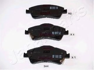 Тормозные колодки JAPANPARTS PA-244AF