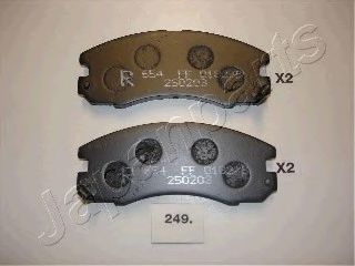 Тормозные колодки JAPANPARTS PA-249AF