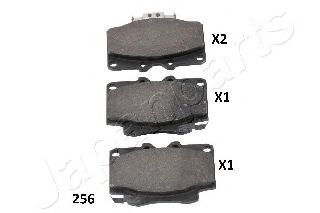 Тормозные колодки JAPANPARTS PA-256AF