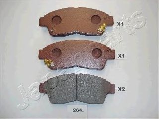 Тормозные колодки JAPANPARTS PA-264AF