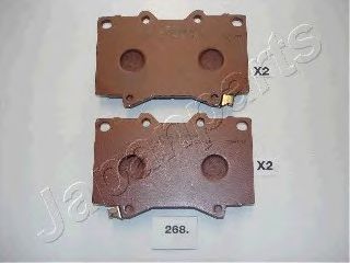 Тормозные колодки JAPANPARTS PA-268AF