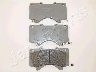 Тормозные колодки JAPANPARTS PA-272AF