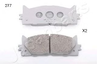 Тормозные колодки JAPANPARTS PA-277AF