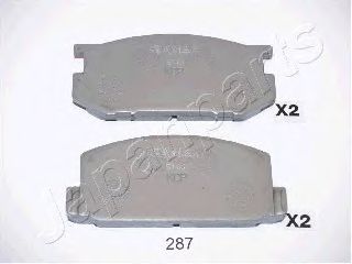 Тормозные колодки JAPANPARTS PA-287AF