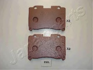 Тормозные колодки JAPANPARTS PA-293AF