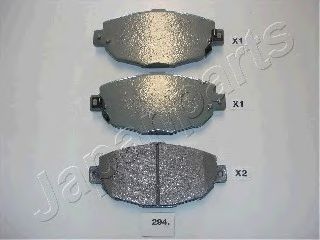 Тормозные колодки JAPANPARTS PA-294AF