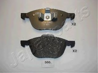 Тормозные колодки JAPANPARTS PA-300AF