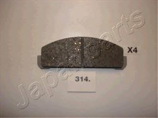Тормозные колодки JAPANPARTS PA-314AF