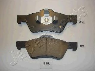 Тормозные колодки JAPANPARTS PA-315AF