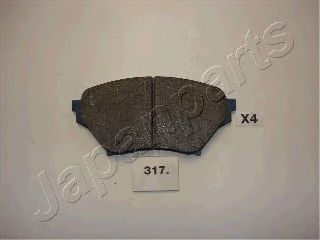 Тормозные колодки JAPANPARTS PA-317AF