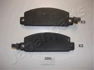 Тормозные колодки JAPANPARTS PA-320AF