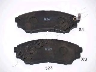 Тормозные колодки JAPANPARTS PA-323AF