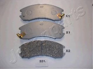 Тормозные колодки JAPANPARTS PA-331AF