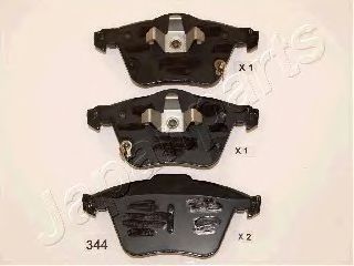 Тормозные колодки JAPANPARTS PA-344AF