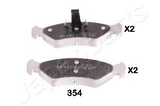 Тормозные колодки JAPANPARTS PA-354AF