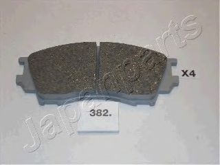 Тормозные колодки JAPANPARTS PA-382AF