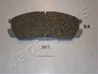 Тормозные колодки JAPANPARTS PA-397AF