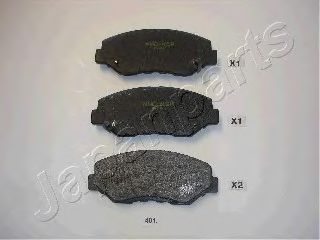 Тормозные колодки JAPANPARTS PA-401AF
