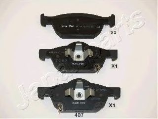 Тормозные колодки JAPANPARTS PA-407AF