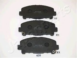 Тормозные колодки JAPANPARTS PA-409AF