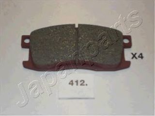 Тормозные колодки JAPANPARTS PA-412AF