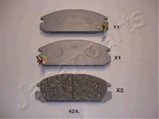 Тормозные колодки JAPANPARTS PA-424AF