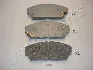 Тормозные колодки JAPANPARTS PA-426AF