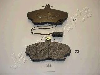 Тормозные колодки JAPANPARTS PA-428AF