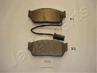 Тормозные колодки JAPANPARTS PA-429AF