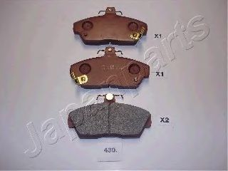 Тормозные колодки JAPANPARTS PA-430AF