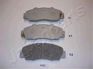 Тормозные колодки JAPANPARTS PA-432AF