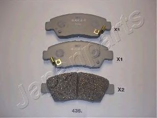 Тормозные колодки JAPANPARTS PA-435AF