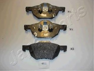 Тормозные колодки JAPANPARTS PA-452AF