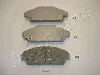 Тормозные колодки JAPANPARTS PA-492AF