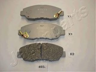 Тормозные колодки JAPANPARTS PA-493AF