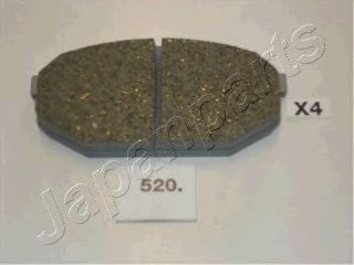 Тормозные колодки JAPANPARTS PA-520AF