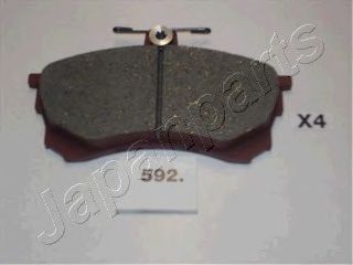 Тормозные колодки JAPANPARTS PA-592AF